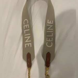 Celine Long Strap beige/ white perfect condition!